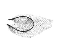 Beaupretty Banda Para El Velo De Malla Sombreros De Fiesta De Disfraces Sombrero De Fiesta De Té Nupcial Diadema De Novia Con Velo Accesorios Para El Cabello Para Mujeres Encaje Negro Tela