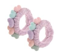 Beaupretty Bandas Elásticas Para El Cabello Diademas Forma De Corazón Para El Spa y La Ducha Tocados Faciales Prácticos