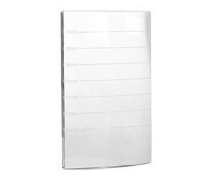 Beaupretty Bandeja De Extensión De Pestañas Para Cejas Plantilla De Pestañas Herramienta De Maquillaje Paleta De Pegamento Adhesivo De Vidrio