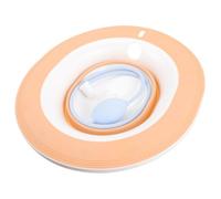 Beaupretty Bañera de Asiento para Mujeres Postparto Cuenco de Baño de Plástico para Inodoro con Ducha Limpiadora para Aliviar Incomodidad y Favorecer la Diseño Resistente y Color Rosa