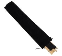 Beaupretty Baquetas de Batería de Madera con Buen Equilibrio y Volumen, Juego de 1 Set con Bolsa para Almacenamiento Adecuado para Práctica Diaria y Cafés