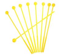 Beaupretty Baquetas Para Niños 10 Piezas, Mazos De Percusión De Goma Para De Lengüetas, Marimba y Xilófono, Accesorios Musicales De Color Amarillo, Agarre Cómodo Para Principiantes