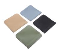 Beaupretty Bolsa De Cosméticos De Bolsillo Bolsa De Cierre Automático Sin Cremallera Mini Almacenamiento De Viaje para Lápiz Labial Auriculares Joyería 4 Uds.