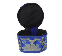 Beaupretty Bolsa De Duradera Para Cuenco Tibetano De Meditación Funda Resistente Para Almacenamiento y Transporte De Cuencos Con Sonido Budista Color Azul
