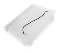 Beaupretty Bolsa Organizadora de Medicamentos de Viaje Eva A6 16.7x10.5 Cm, Set 11 Piezas con Carpeta Protectora, Mini Pastillero Transparente Reutilizable para Almacenamiento Diario