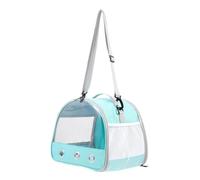 Beaupretty Bolsa Portadora para Conejillos de Indias y Hámster, Transportín Portátil para Animales Pequeños, Tamaño 30x25x25 Cm, Color Verde, Ventilación Adecuada para Viajes y Paseos al