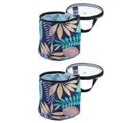 Beaupretty Bolsa Portahilos Pequeña de Almacenamiento para Herramientas de Tejer, Organizador de Lana Cilíndrico Diseño Sellado, 2 Unidades para Manualidades y Costura Portátil