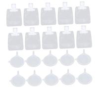 Beaupretty Bolsas De Envasado Al Vacio Bolsas Portátiles Embudo Reutilizables Para Loción Emulsión Súper Resistente Presión
