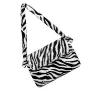 Beaupretty Bolso de Hombro de Algodón Zebra con Correa Casual para para Teléfonos y Cosméticos