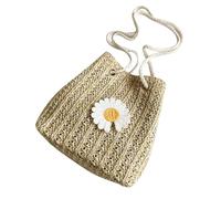 Beaupretty Bolso de Mujer Tipo Cubo de con Diseño de Margarita Bandolera Casual y Ligera para y