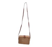 Beaupretty Bolso de Ratán Pequeño con Correa de Hombro Bandolera para Mujer Bolso Rústico Artesanal para Fiesta y Diario