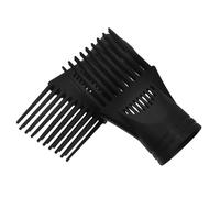 Beaupretty Boquilla de Peine para Secador de Pelo 2 Piezas, Accesorio de Peine de Plástico para Peinar y Desenredar Cabello Fino y Rizado, Boquilla Ancha para Secador, Adecuado para