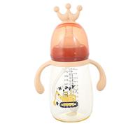 Beaupretty Botella Infantil con Pajita y Doble Asidero para Bebés y Pequeños Antiderrame Fugas para Guardería y Paseos Diseño y Divertido