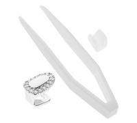 Beaupretty Brackets De Diamante Estilo Hop Grilletes Gemas De Imitación Decorativa Chapada Para Hombres y Mujeres Para Fiestas y Eventos