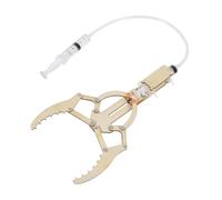 Beaupretty Brazo Mecánico Hidráulico de Madera Stem para Kit Educativo de Ingeniería Mecánica Robótico DIY para Aprendizaje Científico y Habilidades Manuales