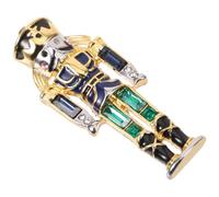 Beaupretty Broche de Soldado Cascanueces Vintage Pin de Solapa Bonito de Metal para Mujer Decorativo para Ropa Sombrero Chal Obsequio de Navidad