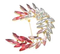 Beaupretty Broche De Trigo Cristales Brillantes Pin Elegante Para Bodas y Fiestas Accesorio Versátil Para Trajes Formales y Chaquetas Símbolo De Prosperidad y
