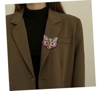 Beaupretty Broche Esmaltado de Animal Grande Accesorio de Moda para Mujer Diseño de Gato Esmalte Brillante Broche Decorativo para Chaquetas Bolsos y Sombreros Complemento Llamativo y