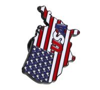 Beaupretty Broche Esmalte Accesorio Patriótico para Julio Pin Decorativo para Sombreros y Símbolo Electoral