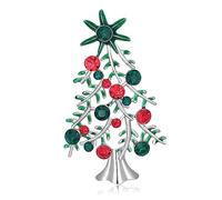 Beaupretty Broche Navidad Árbol Pin para Abrigo Mochila Bufanda Accesorio para Mujer Cumpleaños