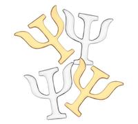 Beaupretty Broches Para Mujer Símbolos Psicológicos, Aleación Fina Dorada y Plateada, Juego De 4 Piezas, Pin Decorativo Vintage Para Ropa, Accesorios De Moda Femenina En Ocasiones Casuales