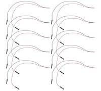 Beaupretty Cable de Conexión para Sensor 2 Pines Macho a Hembra 10 Unidades Conector de Bloque de Terminales Eléctrico Resistente al Calor para Placa de Circuito y Sistemas Automatizados
