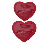 Beaupretty Caja de con Forma de 2 Piezas para Flores Perfumes Maquillaje de Fiesta del Día de San Valentín