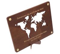 Beaupretty Caja de Dinero de Madera para Graduación con Clip Integrado y Diseño Elegante Organizador Rectangular para Sobres Práctico y Duradero para