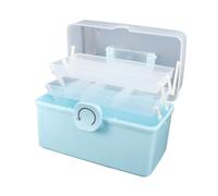 Beaupretty Caja de Grande Botiquín Doméstico Portátil Estuche Organizador Multifuncional Contenedor de Almacenamiento para Emergencias para Hogar y Escuela