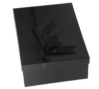 Beaupretty Caja De Obsequio Negra Caja De Obsequio Plana Pequeña Para Envase De Lápiz Labial