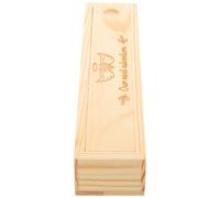 Beaupretty Caja de Recuerdo para Anuncio de Embarazo Diseño de Corazón, Caja de Madera Resistente para Prueba Reveladora, Obsequio Especial para Padres y Abuelos, Accesorios para Momentos