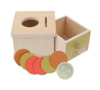 Beaupretty Caja Montessori 2 1 Niños Pequeños Juguete de Entrenamiento Sensorial Juguete de y Pelota Fomento Motricidad para Juegos de Aprendizaje