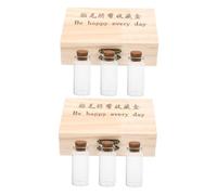 Beaupretty Caja para Guardar Cabello Fetal y Cordón Umbilical Recuerdo del Primer Corte de Pelo Caja de Madera para Guardar el Pelo Fetal Cordón Umbilical para Recuerdos de Recién Nacido