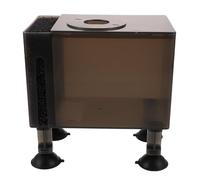 Beaupretty Caja Protectora para Bomba de Agua Grande 150 CM Color Negro y Marrón Filtro Integrado Plástico Resistente al Desgaste para Jardín Acuático y Estanques