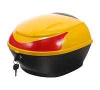 Beaupretty Caja Trasera Buena Textura para Motocicleta Pequeña de Plástico y Capacidad de Almacenamiento para Herramientas y Accesorios