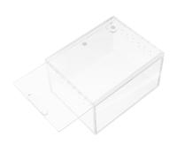 Beaupretty Caja y Diseño Antiescape de Acrílico Transparente para Reptiles Orificios de Ventilación para Cría y Fácil Manual