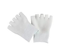 Beaupretty Calcetines Hidratantes de Gel para 5 Dedos 1 Par Color Blanco Antideslizante para Mujeres Punta para Dormir y Esponjosos