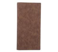 Beaupretty Cartera Delgada para Hombre Tarjetero Largo de Piel Sintética Estilo Retro Multitarjetas con Ventana para Identificación Uso Diario y Viajes Color Marrón