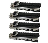 Beaupretty Cejilla Profesional para Guitarra Acústica y Eléctrica, Clip de Afinación Negro 4 Piezas, Accesorio Versátil para Ukelele y Guitarra Clásica, Adecuado para Músicos y Principiantes