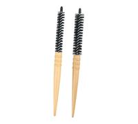 Beaupretty Cepillo Redondo Cabello 2 Piezas Madera Antiestático para Secar Secador y Desenredar Cabello Fino y Grueso para Mujeres y Hombres