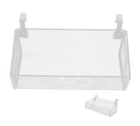 Beaupretty Cesta colgante de mesilla de noche Organizador de metal para apartamento y hogar para periódicos libros teléfono y gafas 10.43 x 4.72 x 3.54 in