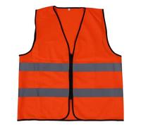 Beaupretty Chaleco Tiras Reflectantes Dobles para Trabajo Nocturno de Seguridad Reflectante de Alta Visibilidad y Material de Poliéster Transpirable para Ciclistas y Vigilantes