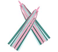 Beaupretty Cintas de Bicicleta Borlas para Manillar de Scooter y Bici Infantil, Accesorio Decorativo de Plástico y Poliéster, 1 Par para Diversión y Estilo en Ciclismo