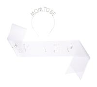 Beaupretty Cinturón De Diadema Para Futuras Madres Banda Para Baby Shower Crystal Tiara