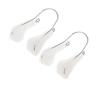 Beaupretty Clip Corrector De Nariz y Levantador De Nariz De Silicona 2 Piezas Tamaño Único Antideslizante Para Uso Diario y Moldeador Nasal