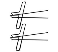 Beaupretty Clips Metálicos para Partituras 2 Piezas Abrazaderas Negras para Libros de Música Porta Libros de Música Resistente y Portátil para Sujetar Páginas y Notas Musicales