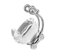 Beaupretty Cochecito de Cristal Elegante para Obsequio de Regreso del Huésped en Fiesta de Cumpleaños y Decoración de Shower Diseño Chic y Tamaño Compacto