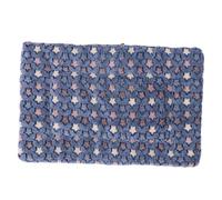 Beaupretty Colchoneta Cálida para Mascotas Gruesa de 61X41 CM Cojín de Descanso para Perros y Gatos Cama Sencilla de Otoño E Invierno Manta Térmica Azul Diseño de Estrellas