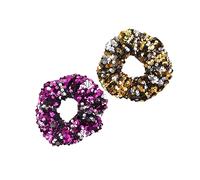 Beaupretty Coleteros Elásticos Lentejuelas Pelo en 2 Colores, Accesorios para Niñas y Mujeres Que Mantienen el Cabello en Su Lugar Estilo Único y Brillante