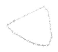 Beaupretty Collar de Gótico Unisex Gargantilla de Alambre de Púas Joyería Punk Cómodo Casual y Formal Diseño